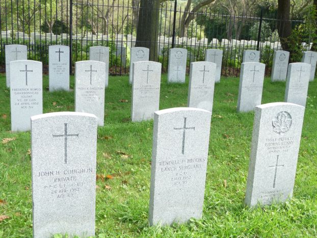 Photo: Notre-Dame-des-Neiges Cemetery Section where Wendall Brooks is Buried